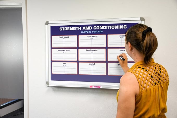 Strength and Conditioning Whiteboard 48" x 36"