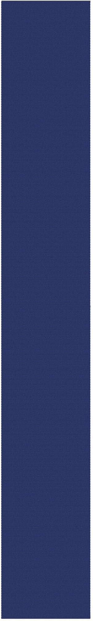 IOHOUZE Washable Exrea Long Hallway Runner Rug 3x18 Non Slip Rubber Backed Kitchen Runner Entryway Runner Indoor, Woven Rugs Floor Carpet for Kitchen Hall Entryway, Royal Blue/Navy