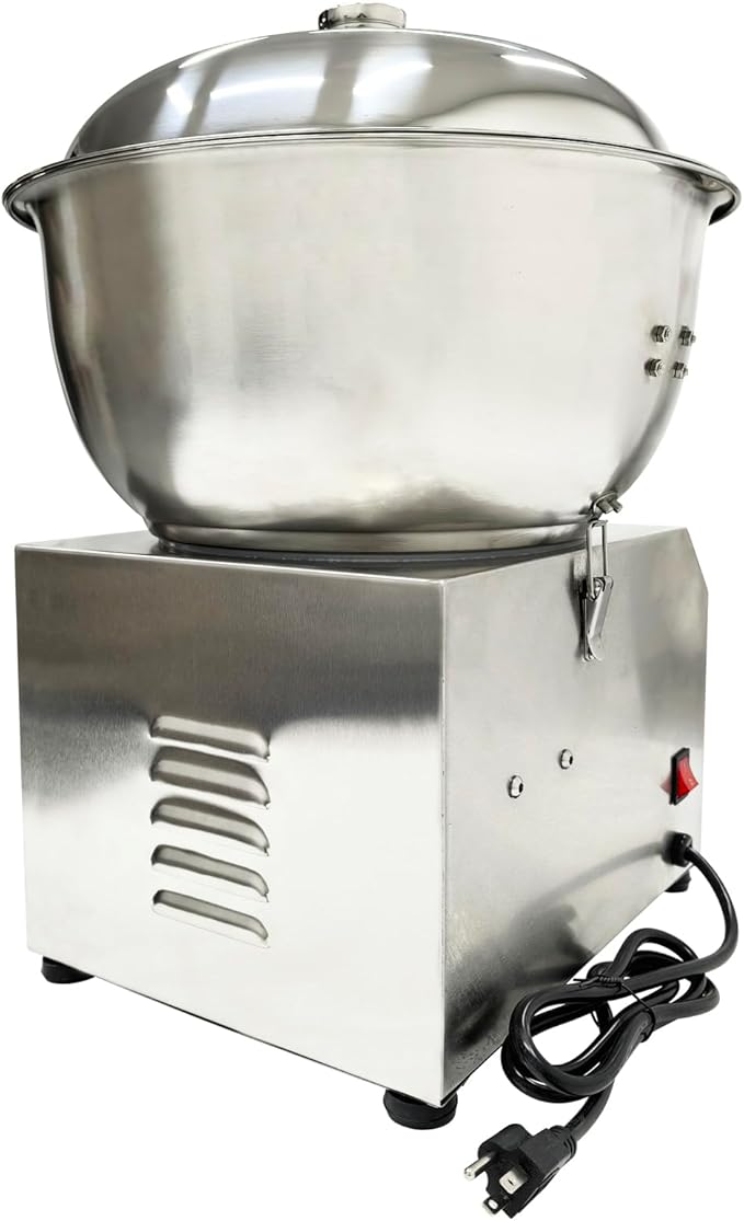 TECHTONGDA Electric Dough Mixer, 8KG Dough Kneading Machine, Detachable Basin Type Stirring Machine, 110V Food Blender Mixer, Forward and Reverse Dual-mode, 30min Timer System