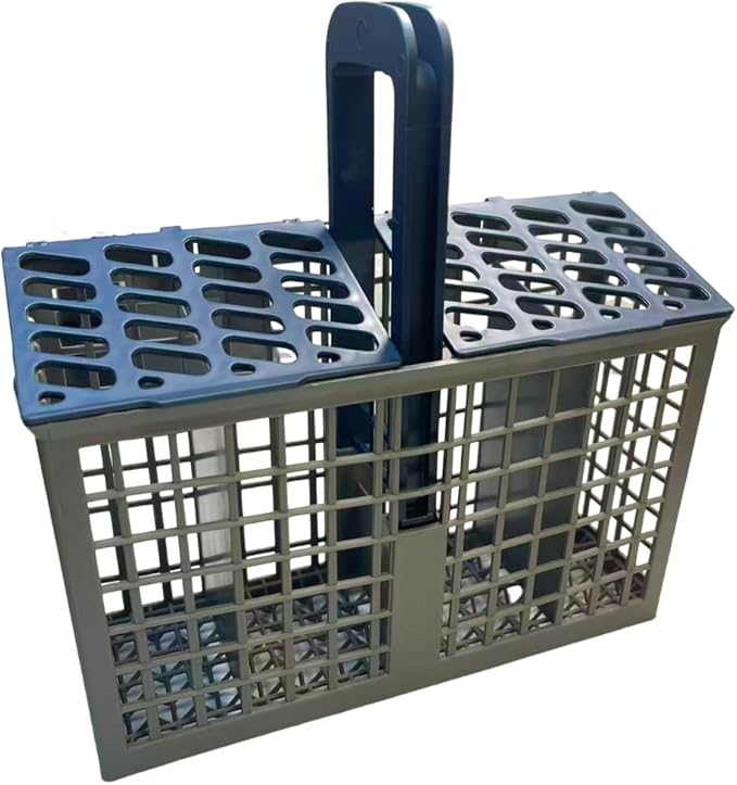 2026 Upgraded Dishwasher Cutlery Basket Compatiable For Samsung DD82-01112A / ‎DD94-01013A / DD97-00250A Silverware Basket for Most Dishwasher Like Samsung GE Whirpool Bosch（9 x 3 x 10.3 Inch