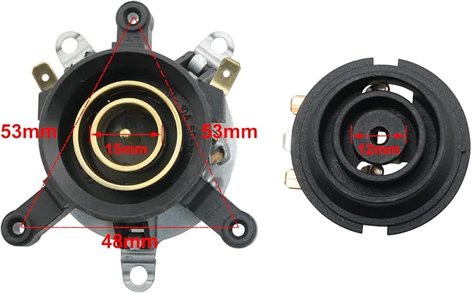 MEETOOT Electric Kettle Thermostat Coupler 15mm Copper Ring Electric Kettle Temperature Control Switch