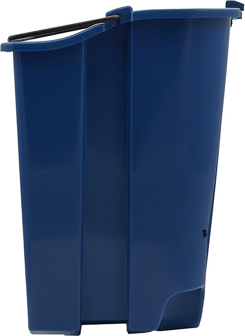 Carlisle FoodService Products Omnifit Mop Bucket with Side Press Wringer and Soiled Water Insert for Floor Cleaning, Kitchens, Restaurants, And Janitorial Use, Polypropylene (Pp), 35 Quarts, Green