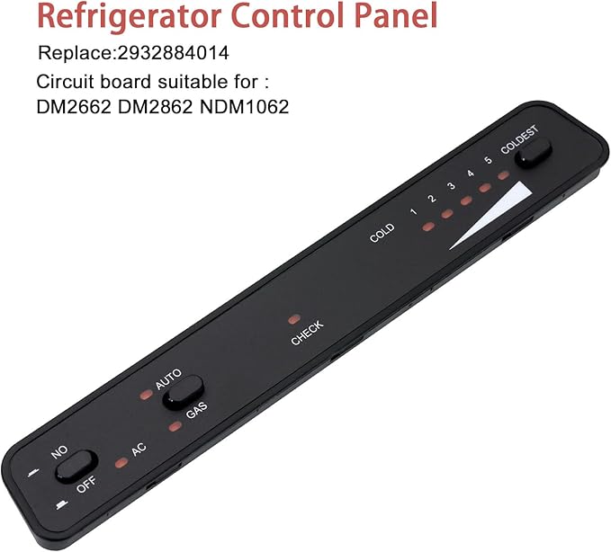 2932884014 Circuit Board Kit Replacement, Refrigerator Control Panel Replace DM2662 DM2862 NDM1062