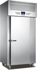 Kolice Commercial Heavy Duty 15 Trays Shock Freezing Blast Chiller & Freezer Included Trolley Cart, Shock Freezer for Restaurant,Hotel,School,Bar,Cafe,Bakery-Lowest temperature -40°F(-40°C)