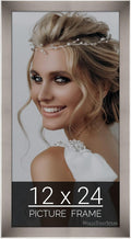wallsthatspeak 12x24 Stainless Picture Frame for Puzzles Posters Photos or Artwork