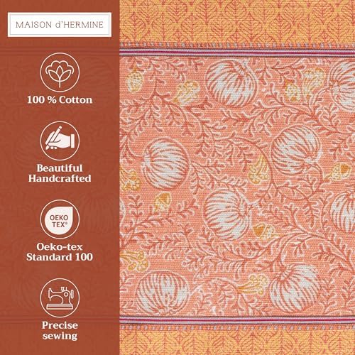 Maison d' Hermine Placemats Set of 4 Reusable 100% Cotton (13"x19")
