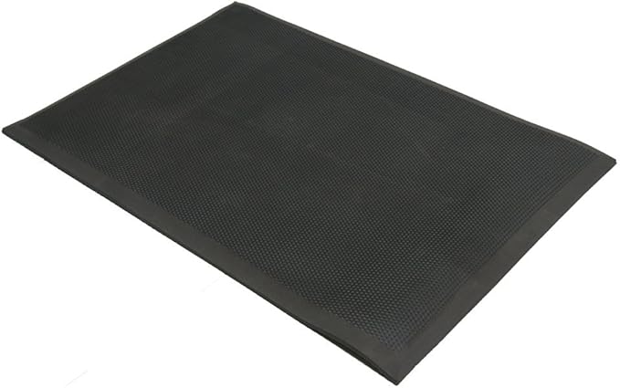 Rubber-Cal Soft Cloud Anti-Fatigue Matting - 3/4" Thick x 2ft x 3ft - Black Comfort Mats