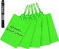 100 Plastic Label Tags Water Proof Tags for Labeling Shipping Tags Security Tamper Seals Hanging Tags Writable Marker Ties Luggage Tags Storage Tag with One Marker Pen (Green), 9.8*2.56in