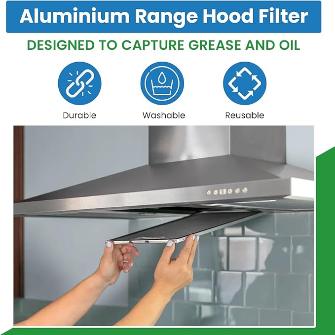 Broan Compatible Model BPS1FA30 Range Hood Filter - 11-3/4" X 14-1/4" X 3/8"