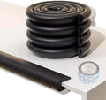Childproof Furniture Edge Protectors (4 Meters) - U-Shaped 2cm Thick Foam Guards for Sharp Corners | Baby-Proofing Kit for Kitchen Counter,Desk,Coffee Table(Black)