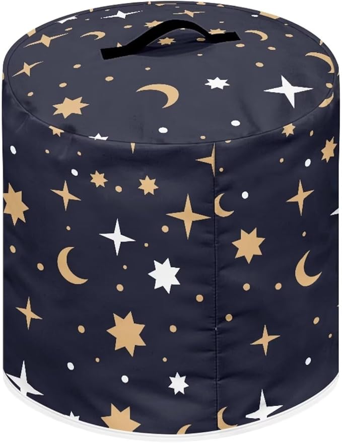Flashideas Gothic Star Pressure Cooker Cover with Storage Pocket Compatible with 8 10 Quart Instant Pot, Durable Rice Cooker Air Fryer Accessories, Waterproof Kitchen Appliances Dust Cover