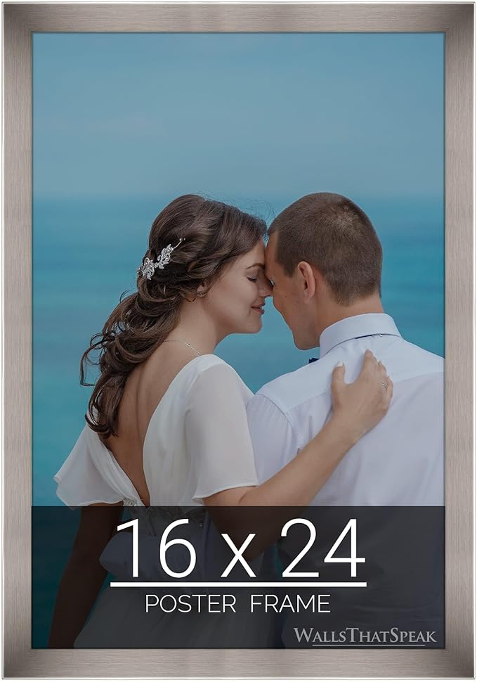 wallsthatspeak 16x24 Stainless Picture Frame for Puzzles Posters Photos or Artwork
