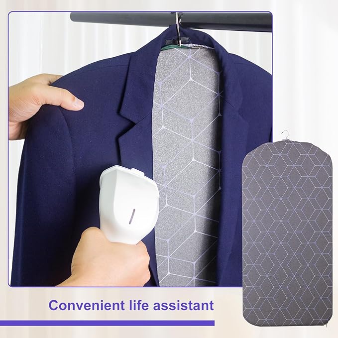 EVEME Steamer Board for Clothes with Ironing Gloves,Stand for Steaming Clothes,Steamer Pad,Hanging Ironing Board,Clothes Steamer Board,Steamer for Clothes,Hanging Steam Iron Pad