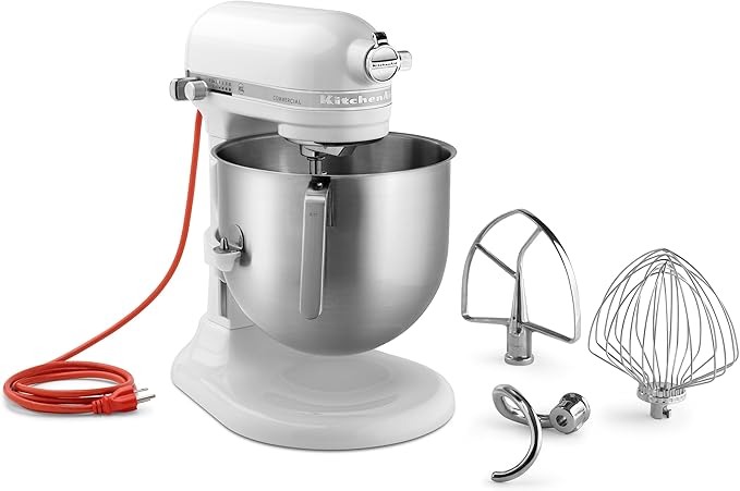 KitchenAid NSF Certified Commercial Series 8-Qt Bowl Lift Stand Mixer - KSM8990