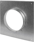 Repa Market 6 Inch Round Duct Flange/Galvanized Steel Vent Connector Plate/Wall or Ceiling Mount Adapter/for Dryer Hose & HVAC/Heavy Duty Air Return, Heating Cooling Exhaust Ventilation Cover