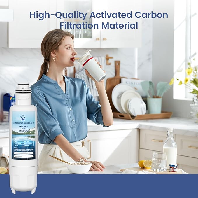 HX2019FR-A Water Filter Replacement, Compatible with Hisense HX2019FR-A, HX2019F-A, HRM260N6TSE, HRFD560SW, HRCD585BW, HRFD634BW, HRCD650BW, HRCD586TBWB and Mora MRM260N6TSE 1 Pack