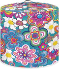 Ethnic Floral Pressure Cooker Cover Instant Pot Accessories Instant Pot Kitchen Appliance Dust Cover with Pockets for Rice Cooker Air Fryer Slow Cooker Dust Covers for Kitchen Size M