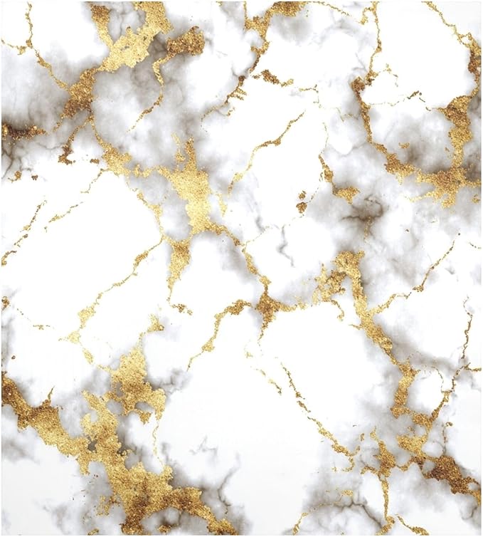 Stone Golden Marble White Dishwasher Magnet Cover Front Door Magnetic Dishwasher Cover Decorative Refrigerator Magnet Covers Fridge Panel Decal for Kitchen Decor, 23" x 26"