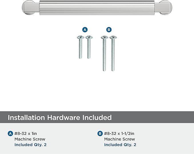 Amerock Ballard 5-1/16 inch (128mm) Center-to-Center Polished Chrome Cabinet Pull, BP3764426