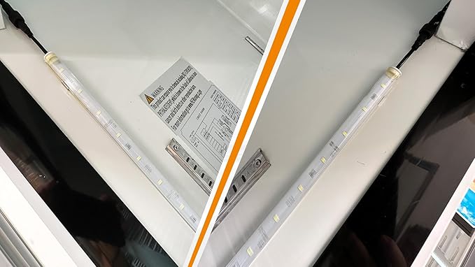 Commercial 2 Glass Door Freezer, ETL Upright Display Merchandiser, Aluminum Interior, LED Lighting for Shop, Restaurant 53" W 45 cu. ft., -10°F~ 0°F