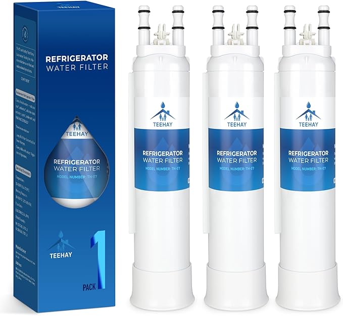 FPPWFU01 Frigidaire Water Filter Replacement, Compatible with FPPWFU01 PurePour PWF-1, Frigidaire GRFC2353AD, GRFC2353AF, GRFN2853AF, GRFS2853AD, GRFS2853AF, GRSS2652AF, 3 Pack