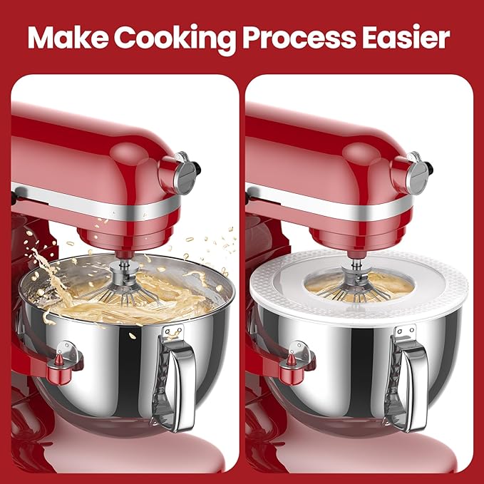 KitchenAid 7 Qt Bowl-lift Mixer - Stainless Bowl, Compatible with KSM70SKXXBK, Polished Steel with Extra Lid