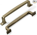 khtumeware 10 Pack 5 Inch Kitchen Cabinet Handles Brushed Antique Brass Cabinet Pulls Drawer Pulls Kitchen Cabinet Hardware Kitchen Handles for Cabinets Cupboard Handles Drawer Handles