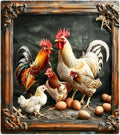 Animal Rooster Modern Dishwasher Magnet Cover Magnetic Dishwasher Decorative Cover Front Dishwasher Door Cover Reuseable Dishwasher Cover Panel Decal for Kitchen Refrigerator Home Appliances 23" X 26"