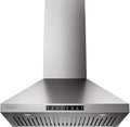 Wall Mount 30 Inch Range Hood 900 CFM, Ductless/Ducted Convertible Kitchen Hood, 3-speed Gesture Sensing & Touch Control, Stainless Steel Kitchen Vent Hood with Permanent Baffle Filters