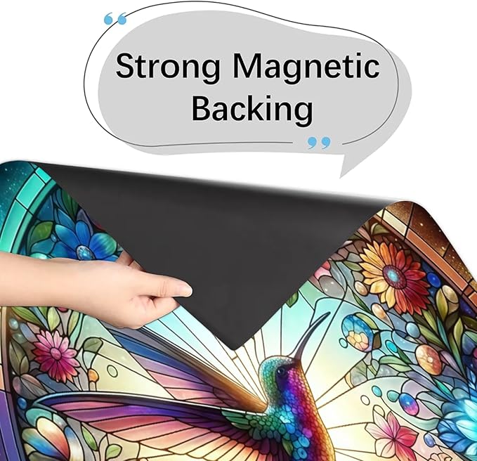 Colorful Flower Bird Dishwasher Magnet Cover for The Front Dishwasher Door Cover Panel Decals Magnetic Refrigerator Cover for Kitchen Farmhouse Home Decor 23 X 26 in