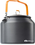 GSI Outdoors Halulite Tea Kettle, Ultralight Aluminum Camping Kettle, Durable, Fast-Boil for Backpacking, Hiking & Outdoor Cooking - 1.8 Liters
