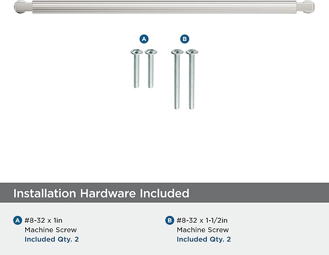 Amerock Ballard 12-5/8 inch (320mm) Center-to-Center Polished Nickel Cabinet Pull, BP37649PN