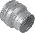4" to 3" Inch Round Duct Reducer - Male Fit Galvanized Steel Pipe Increaser - Coupling for Round Duct Ventilation Systems - Heating & Cooling HVAC - Vent Pipe Adapter, Duct Connector