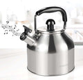 Whistling Tea Kettle for Stove Top,304 Stainless Steel Tea Kettles,4L/4.2QT Tea Kettles for Kitchen,Camping,Traveling,Portable,Fast to Boil