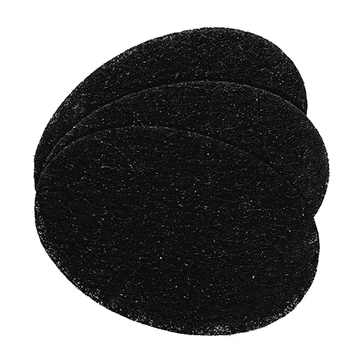 OVENTE Charcoal and Oil Vapor Replacement Filter Set Compatible with 2L Electric Deep Fryer FDM2201BR, 3-Pack Odor-Reducing Filters for Cleaner, Safer Home Frying, Black & White ACPFDM2203