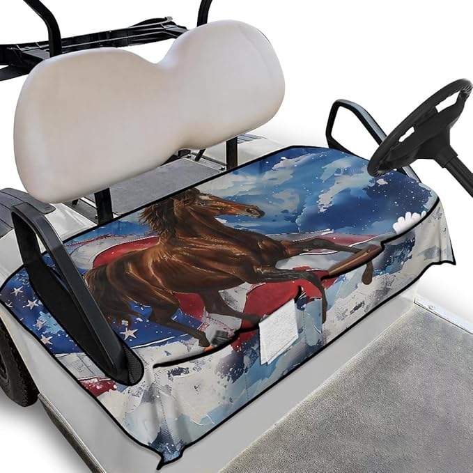 Golf Cart Seat Cover Cushion Designed to Reduce Heat and Moisture, Featuring Breathable Fabric and Waterproof Protection