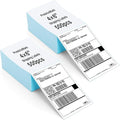 1000 Fanfold 4" x 6" Direct Thermal Labels Shipping Labels with Perforated Line,Commercial Grade,Permanent Adhesive for Rollo, Zebra, Jadens, Nelko, Munbyn, Phomemo