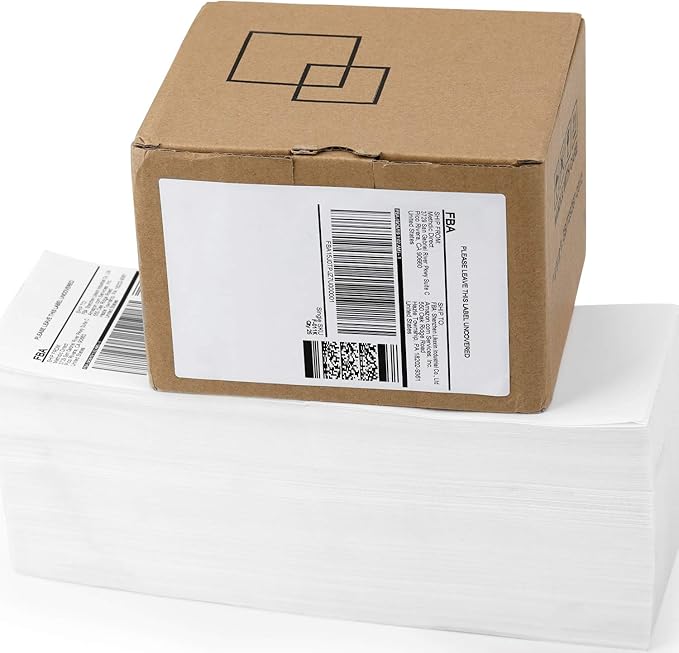 Methdic 4x6 Fold Thermal Direct Shipping Label for UPS USPS 1 Stack (1000 Labels)