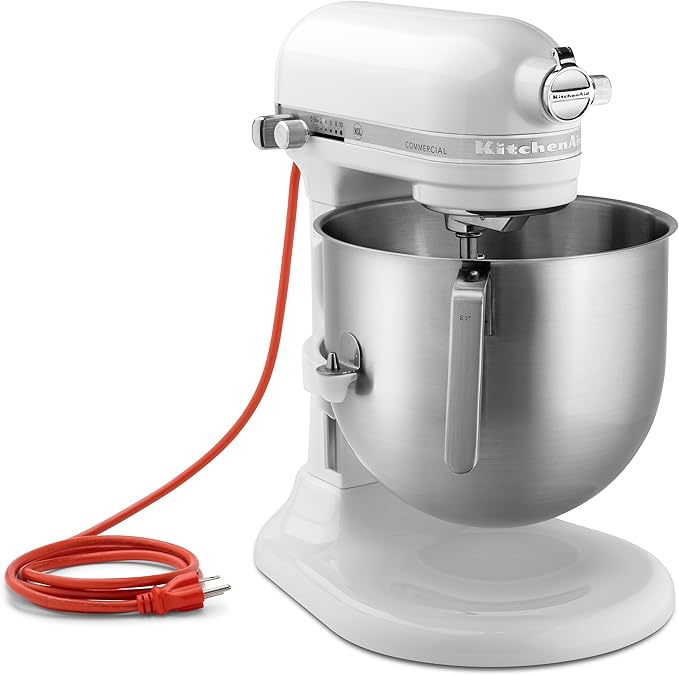 KitchenAid NSF Certified Commercial Series 8-Qt Bowl Lift Stand Mixer - KSM8990