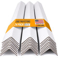 36" x 2" x 2" Reinforced Cardboard Edge Protectors, White (Pack of 24) – 0.12" Thick Medium-Duty Cardboard Corner Protectors for Shipping – American Quality V-Board Pallet Edge Protectors