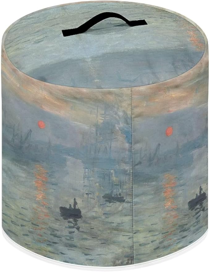 Starry Night 3D Print Rice Cooker Cover Dust Covers Stain Resistant Pressure Cooker Carrier Bag with Handle and Pocket Universal Fit Kitchen Appliance Storage Bag