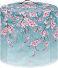 Dust Cover Compatible with 3 qt Electric Pressure Cooker Rice Cooker and Air Fryer Insulated Protective Cover Keep Appliance Clean Indoor Decor, Peach Blossom Blue