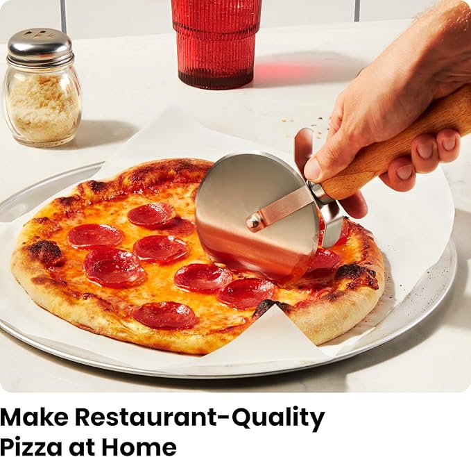 CHEFMAN Indoor Pizza Oven - Makes 12 Inch Pizzas in Minutes, Heats up to 800°F - Countertop Electric Pizza Maker with 5 Touchscreen Presets, Pizza Stone and Peel Included - Stainless Steel
