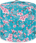 Dust Cover for 3 Quart Air Fryer and Electric Pressure Cooker with Pocket, Dust-Proof Cover for Electric Appliance, Small Appliance Covers Accessories Cherry Blossom