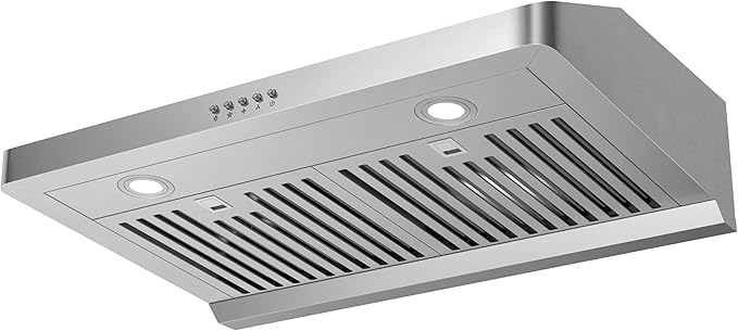 Range Hood 30inch Under Cabinet, 900CFM Kitchen Vent Hood with Permanent Stainless Steel Filters