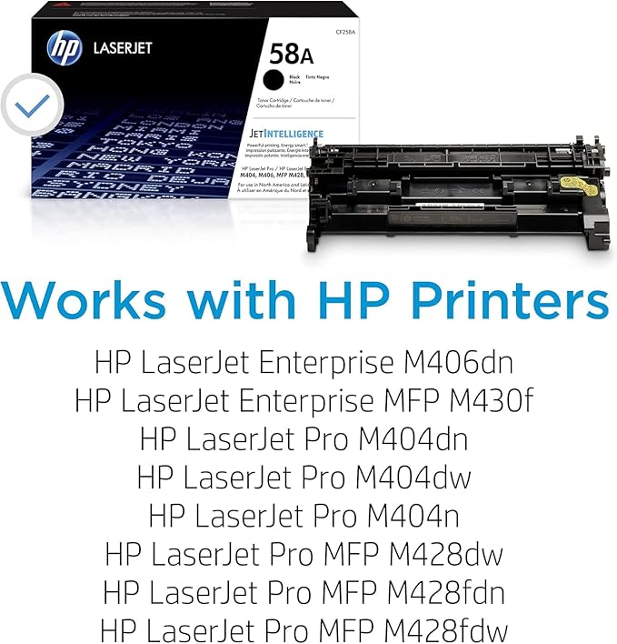 HP 58A (CF258A) Black Original Toner Cartridge (2 Pack)