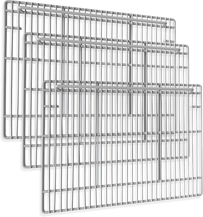 Adjustable Epoxy-Coated Wire Shelves (TSSP48-N2-TSSP72-Z)- Set of 3