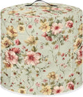 Floral Air Fryer Cover Washable Dust Cover for Kitchen Appliance Accessories for 8 Quart Pressure Cooker Air Fryer Rice Cooker Dust Protection with Storage Pockets