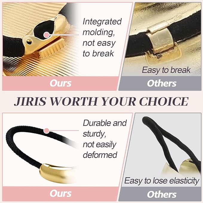 3PCS Metal Hair Tie For Women,Gold Cuffs,Metal Geometric Gold Hair Ties, Hair Accessories Stretchy and Non-Damage Ponytail Holders,Ponytail Cuff Hair Bands For Hair Styling (SET5)