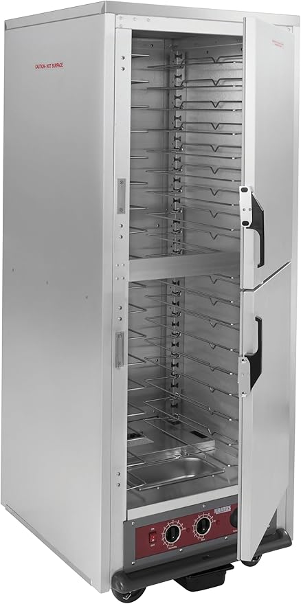 Kratos Premium Full Size Universal Insulated Commercial Holding and Proofing Cabinet, Holds Sheet Pans and Food Pans, Solid Door, 120V, 2000W (28W-236)